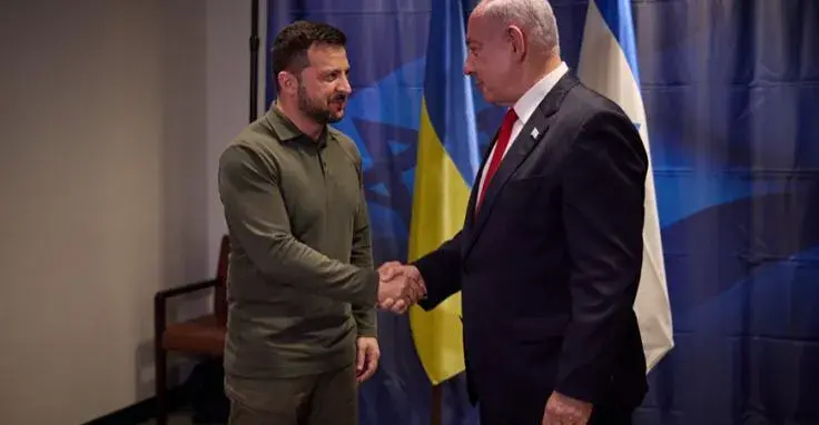 نتنياهو يلجأ إلى زيلينسكي لاعتراض مسيّرات إيران