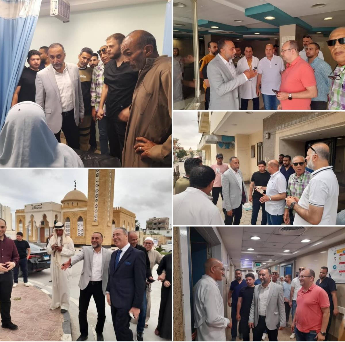 وكيل وزارة الصحة بشمال سيناء يشهد ختام قافلة "الوفد" الطبية بمستشفى العريش و يتفقد سير العمل وآليات التشغيل بنوبتجيات الجمعة