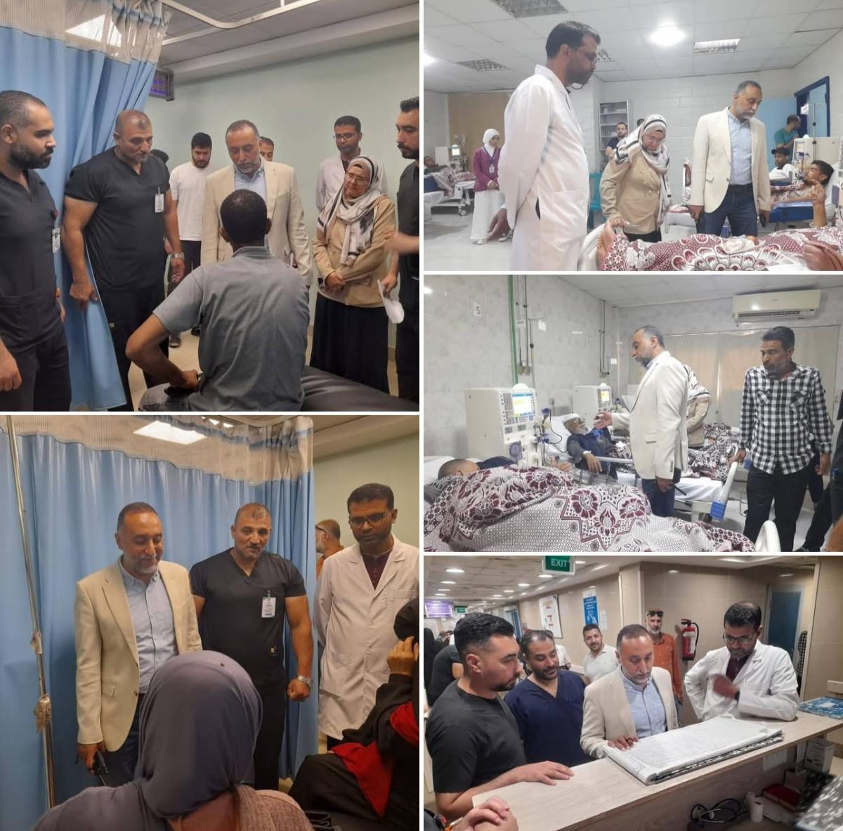 لتعزيز جاهزية المنشآت الطبية و تلبية احتياجات المنتفعين "وكيل صحة سيناء" يواصل جولاته الميدانية الصباحية بتفقد مستشفى العريش العام