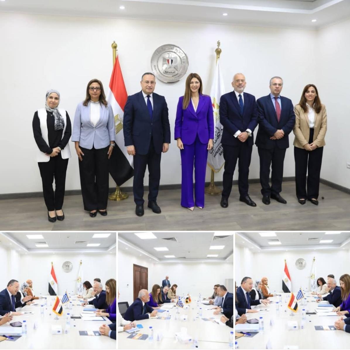 وزير التعليم العالي يستقبل وزيرة التعليم والرياضة اليونانية لبحث سبل التعاون المشترك