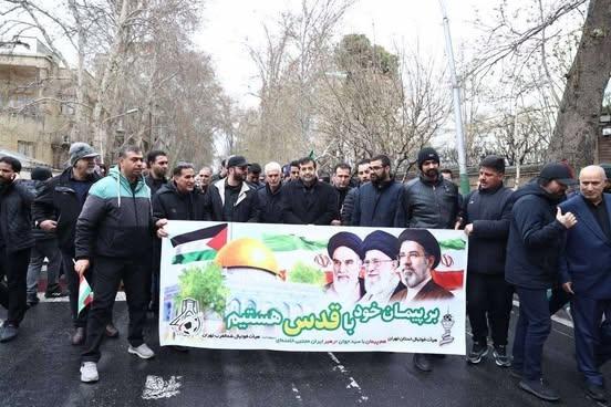 مسيرة يوم القدس بشوارع طهران