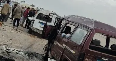 حادث تصادم بطريق الإسكندرية الصحراوى