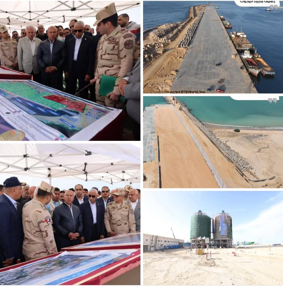 محافظ شمال سيناء: تطوير ميناء العريش يعزز التنمية ويخدم حركة التجارة.