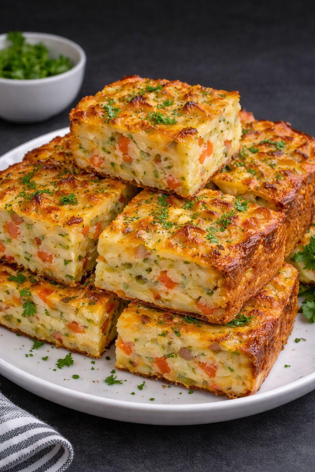 فطيرة الخضروات في 10 دقائق (بدون فرن)