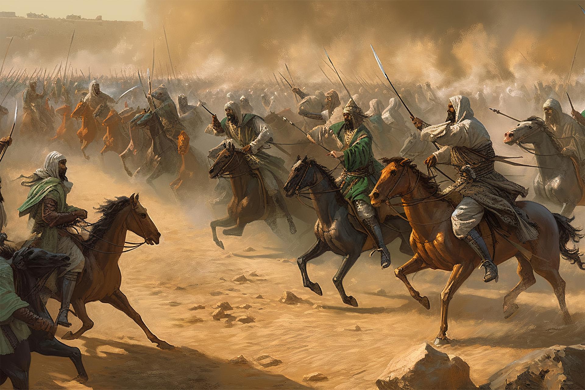 المبارزة التاريخية بين خالد بن الوليد وهرمز