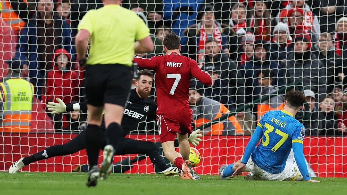 ليفربول يفوز على ضيفه وولفرهامبتون 2-1 في الجولة 18 من الدوري الإنجليزي الممتاز.