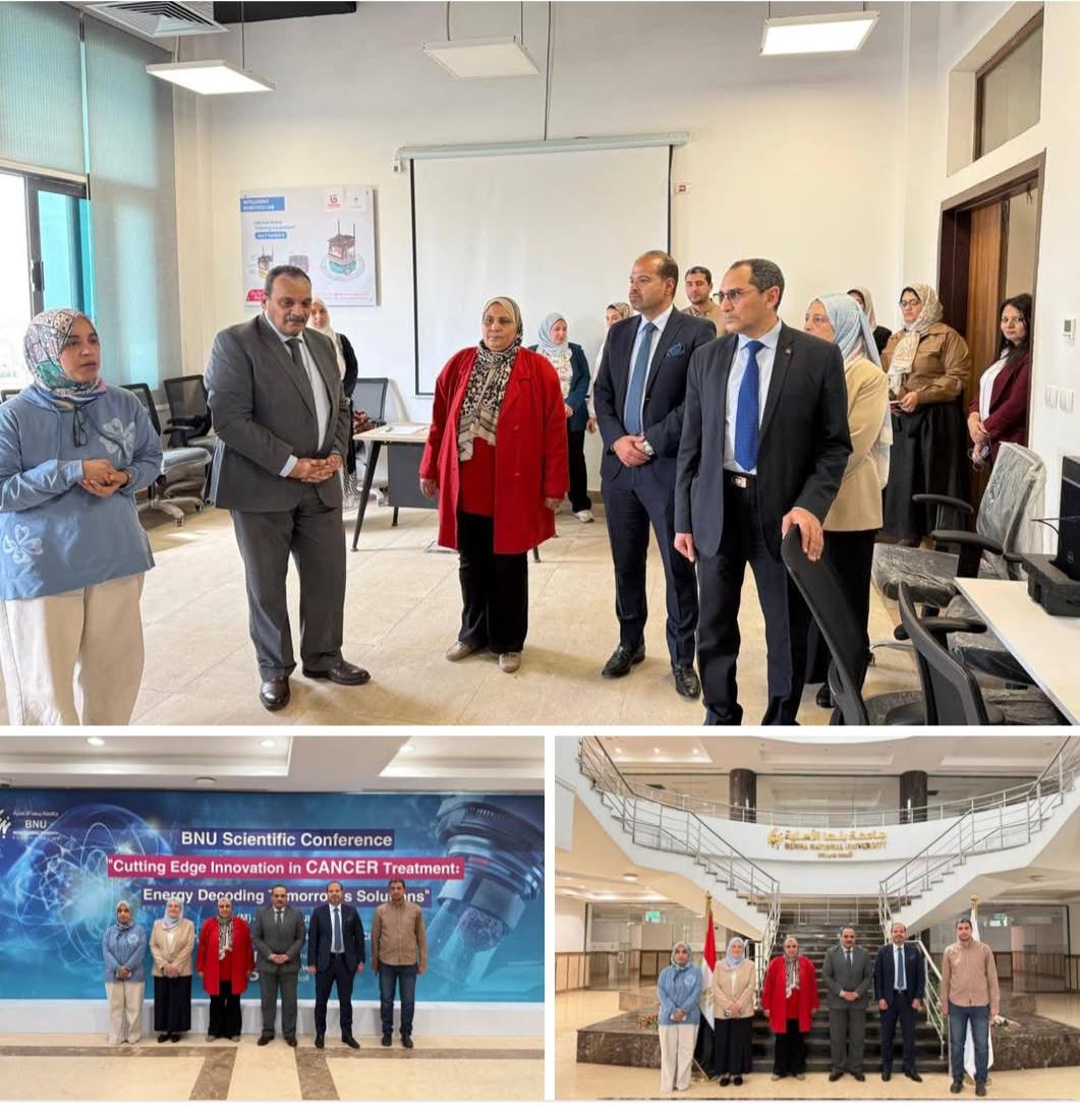 رئيس جامعة بنها الأهلية يستقبل لجنة قطاع علوم الحاسب و المعلوماتية