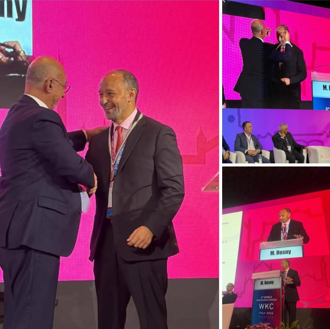 من قلب فلورنسا.. ميدالية "برنيني" الفخرية تُتوج مسيرة عالم مصري من طب قصر العيني جامعة القاهرة وسط احتفاء دولي بابتكارات جراحات الليزر.