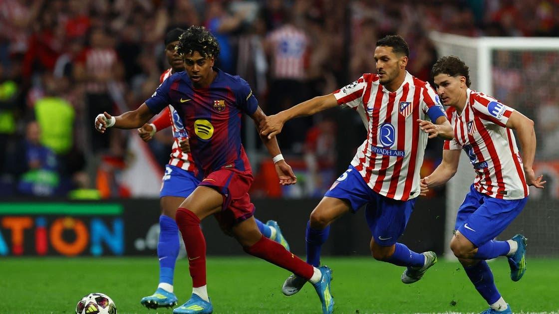فوز برشلونة وتأهل أتلتيكو۔۔ لقبل النهائي دوري أبطال أوروبا