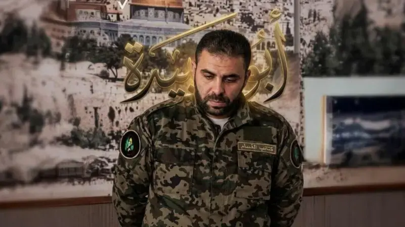 نشر صورة وجهه ابو عبيدة لأول مرة بعد اعلن حماس مقتلةرسمياً