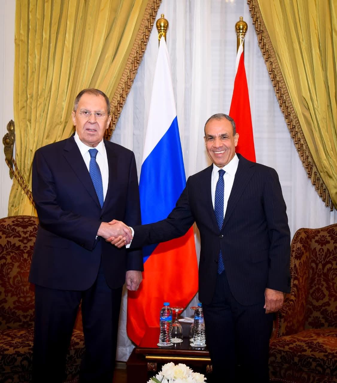 مشاورات سياسية بين وزيرى الخارجية المصرى والروسي بالقاهرة