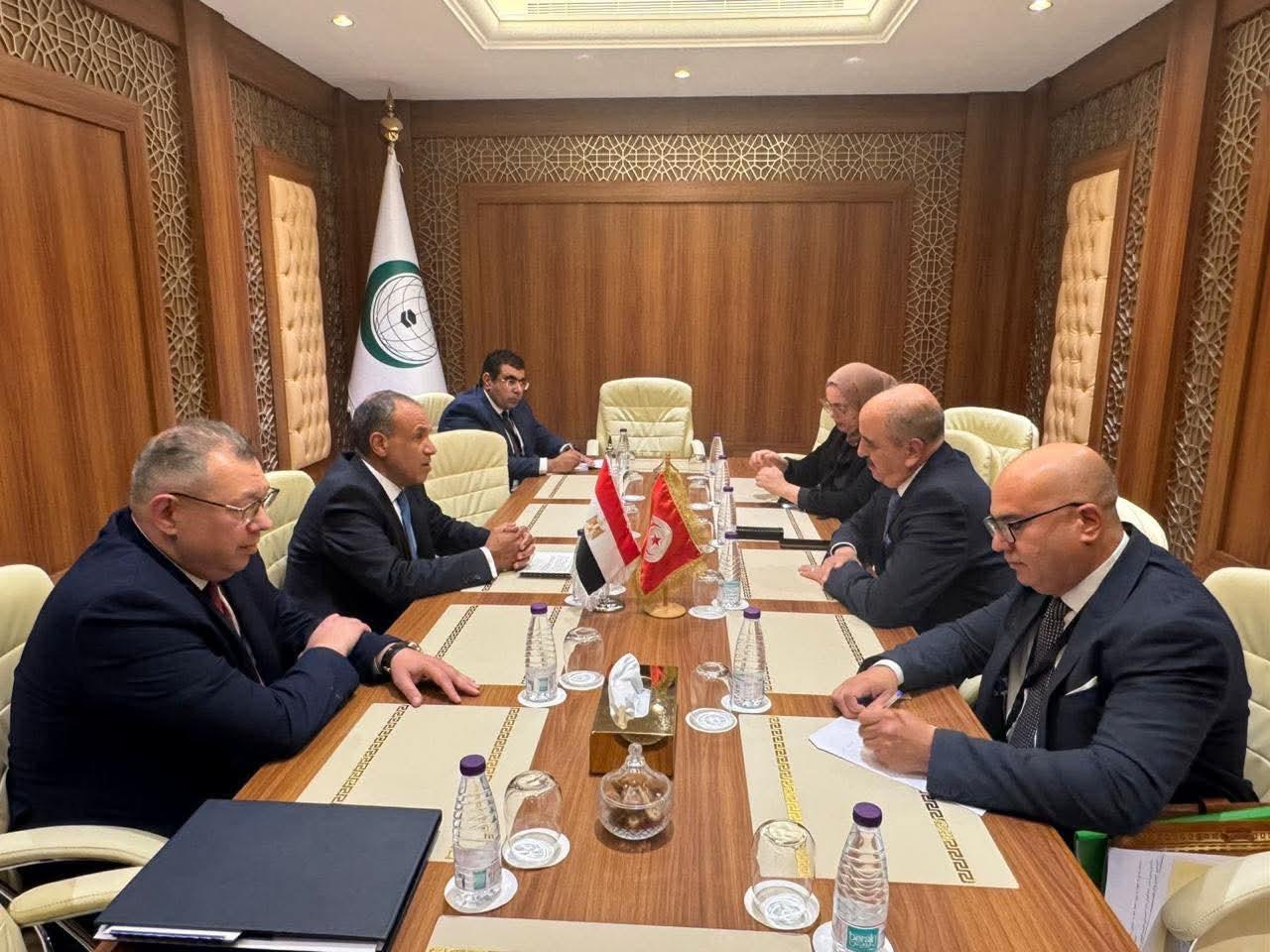 وزير الخارجية يلتقي بنظيرته الفلسطينية