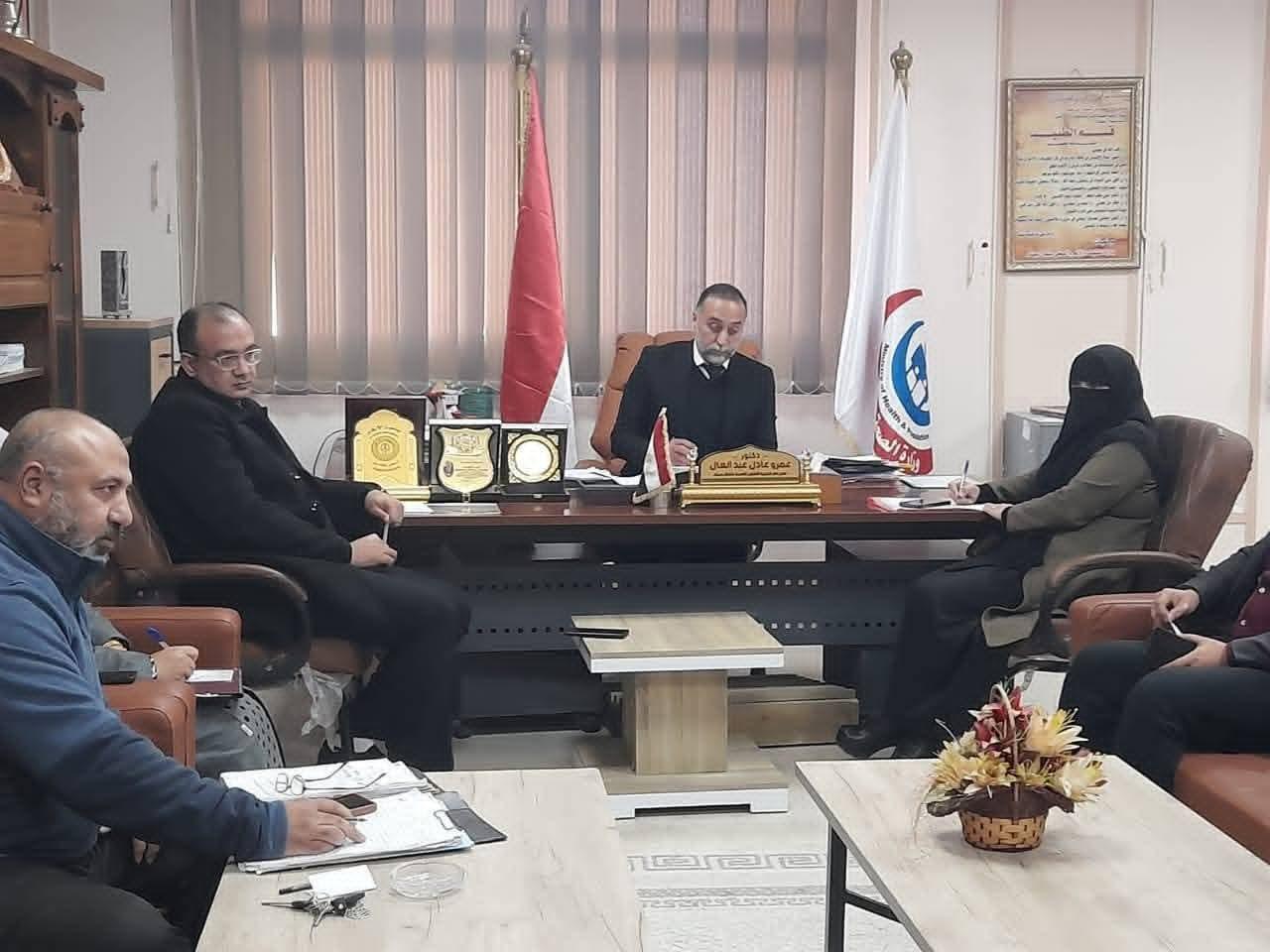 لجنه اختيار القيادات بمديريه الصحه تبدأ اعمالها.