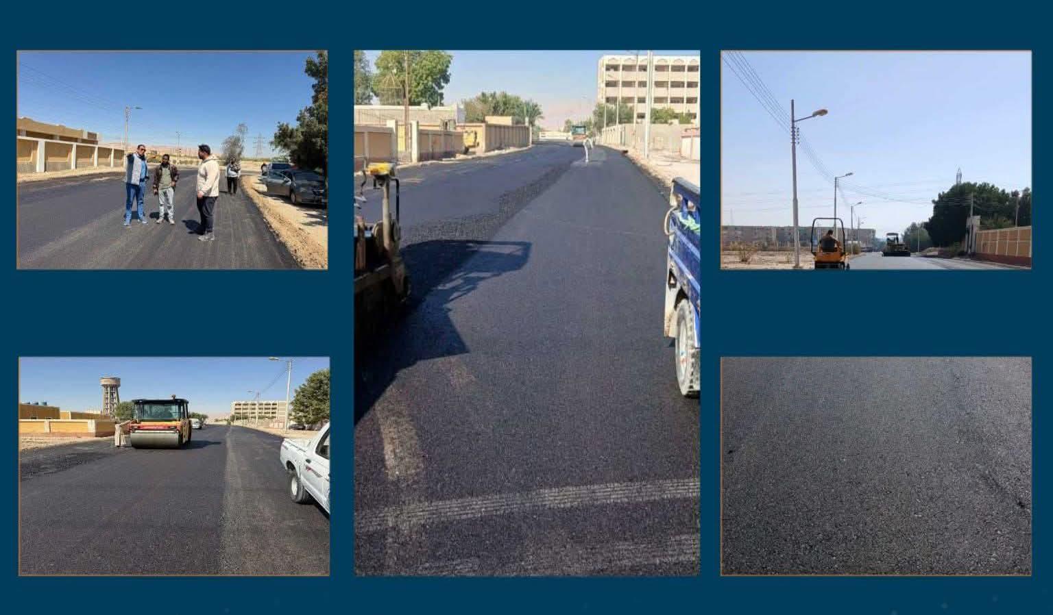 محافظ قنا يشدد على تطبيق المواصفات القياسية في أعمال الرصف