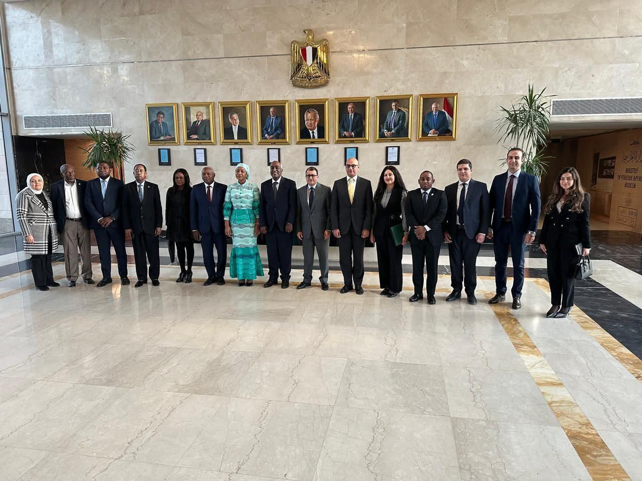 وزارة الخارجية تستضيف الاجتماع التنسيقي بين مصر وغينيا الاستوائية تمهيداً لعقد اللجنة المشتركة بين البلدين