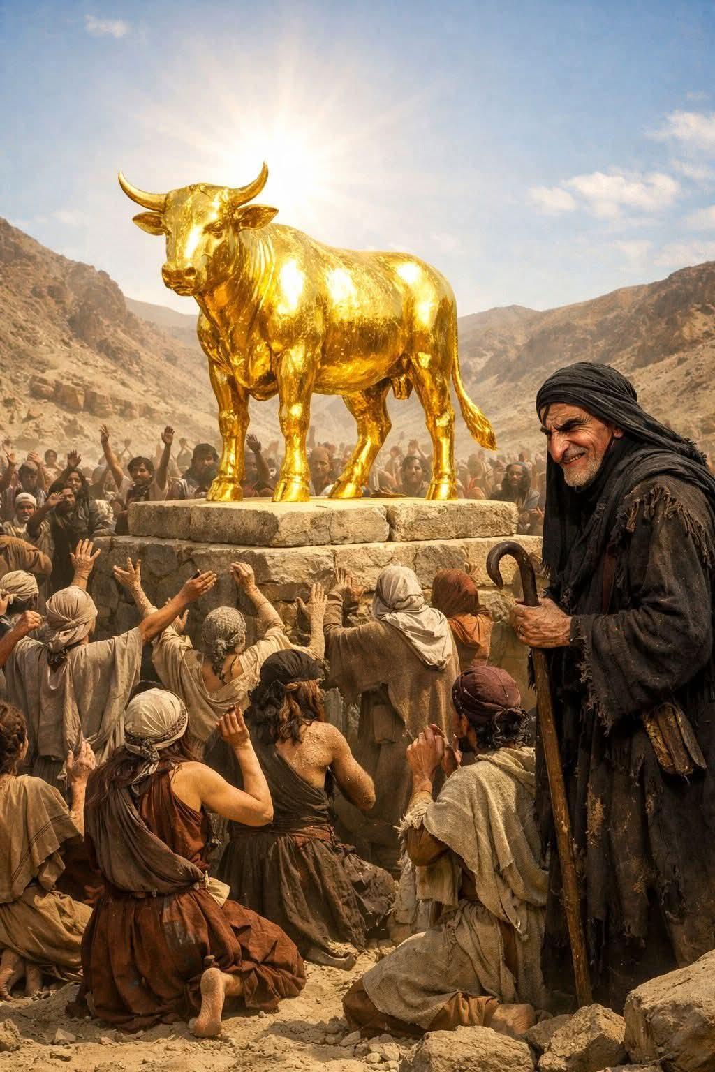 تاريخ بنى إسرائيل وقصة العجل الذهبى والسامري أكثر شخصيات اثارة للجدل فى إسرائيل