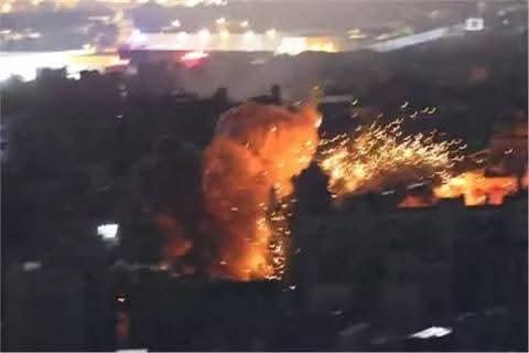 اعتراض صواريخ إيرانية بوسط إسرائيل