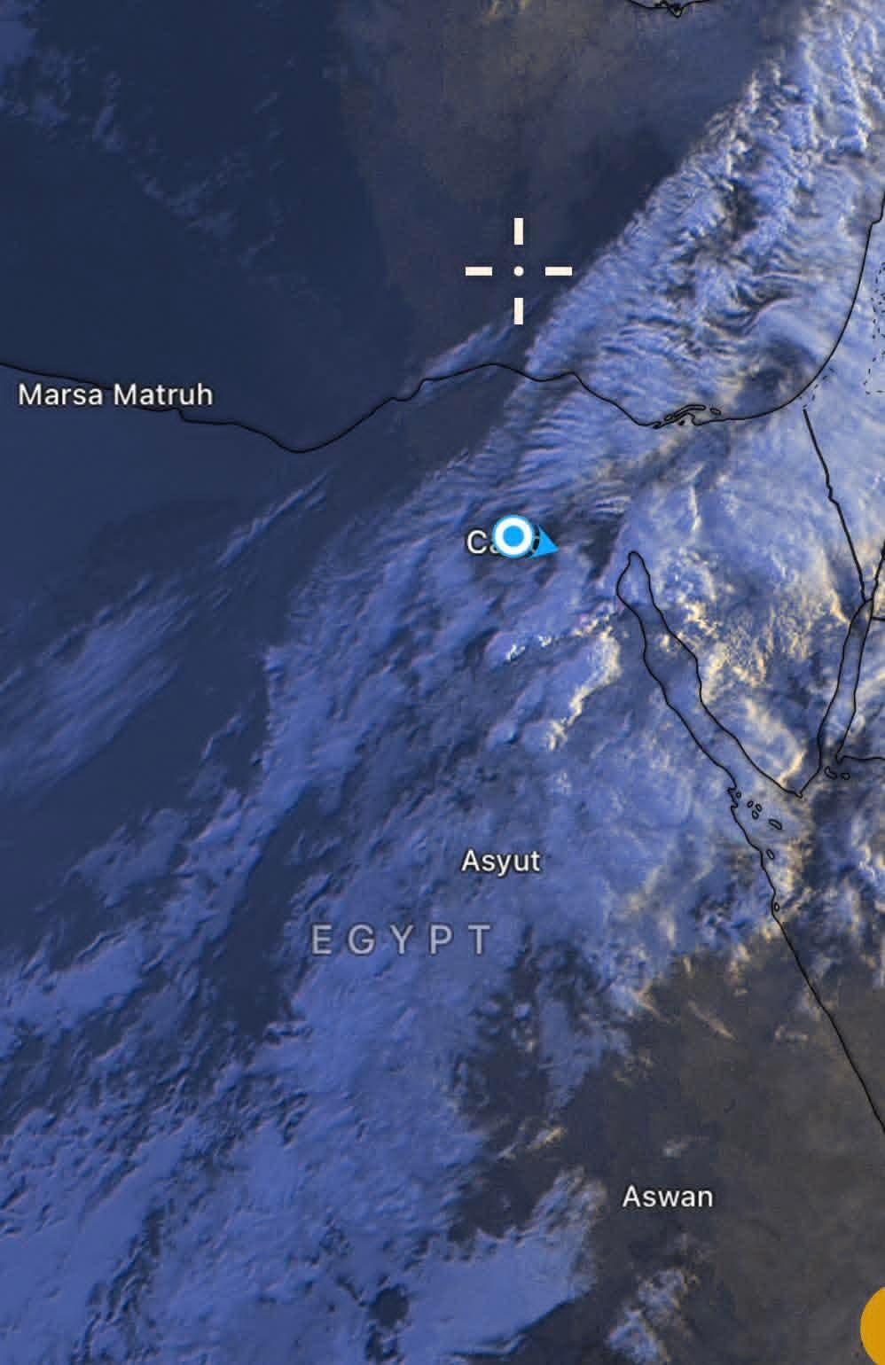 الهيئة العامة للارصاد الجوية :تحرك الرمال المثارة شرقا