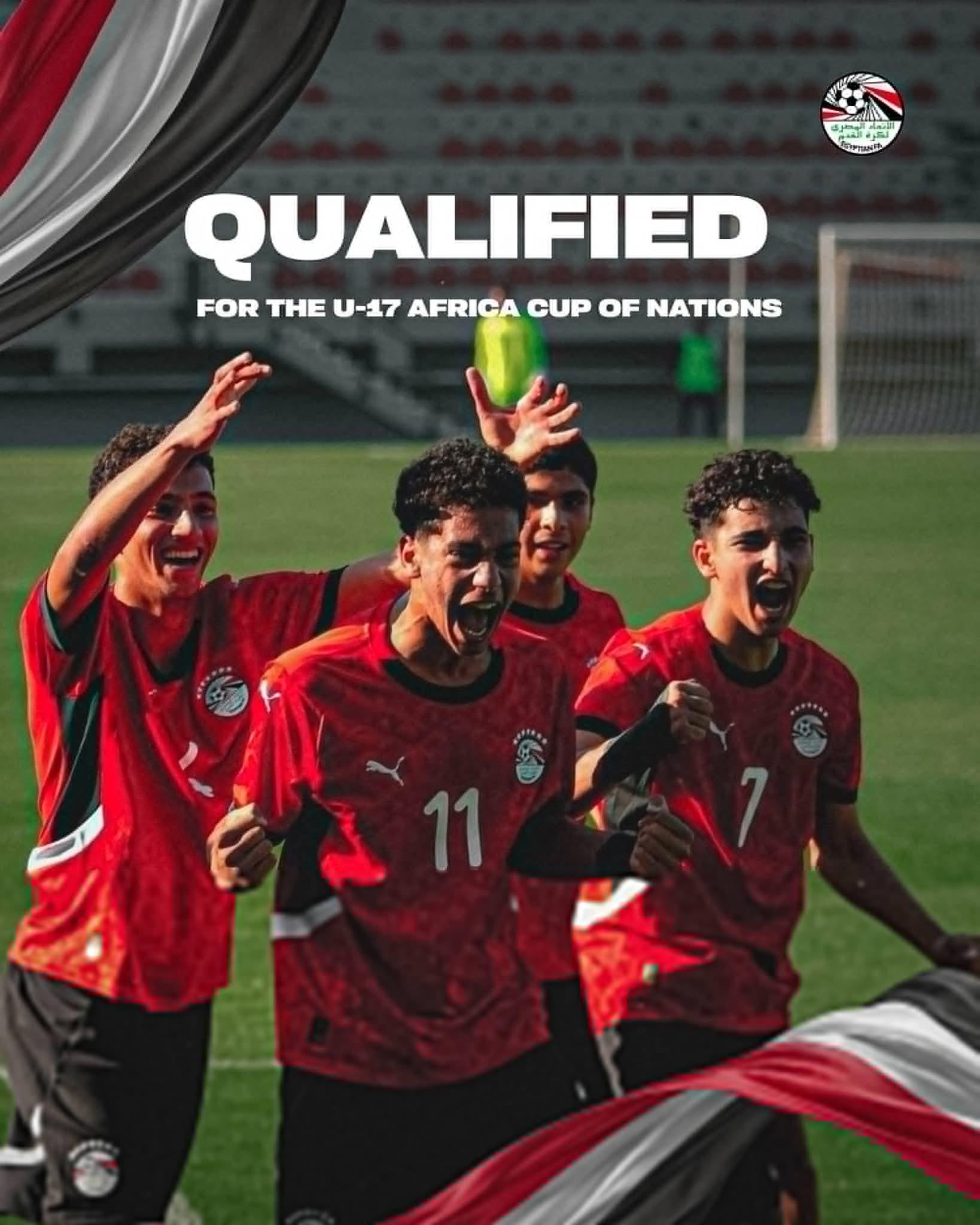 رسميًا - منتخب مصر مواليد 2009 يصعد إلى كأس الأمم الأفريقية تحت 17 عامًا