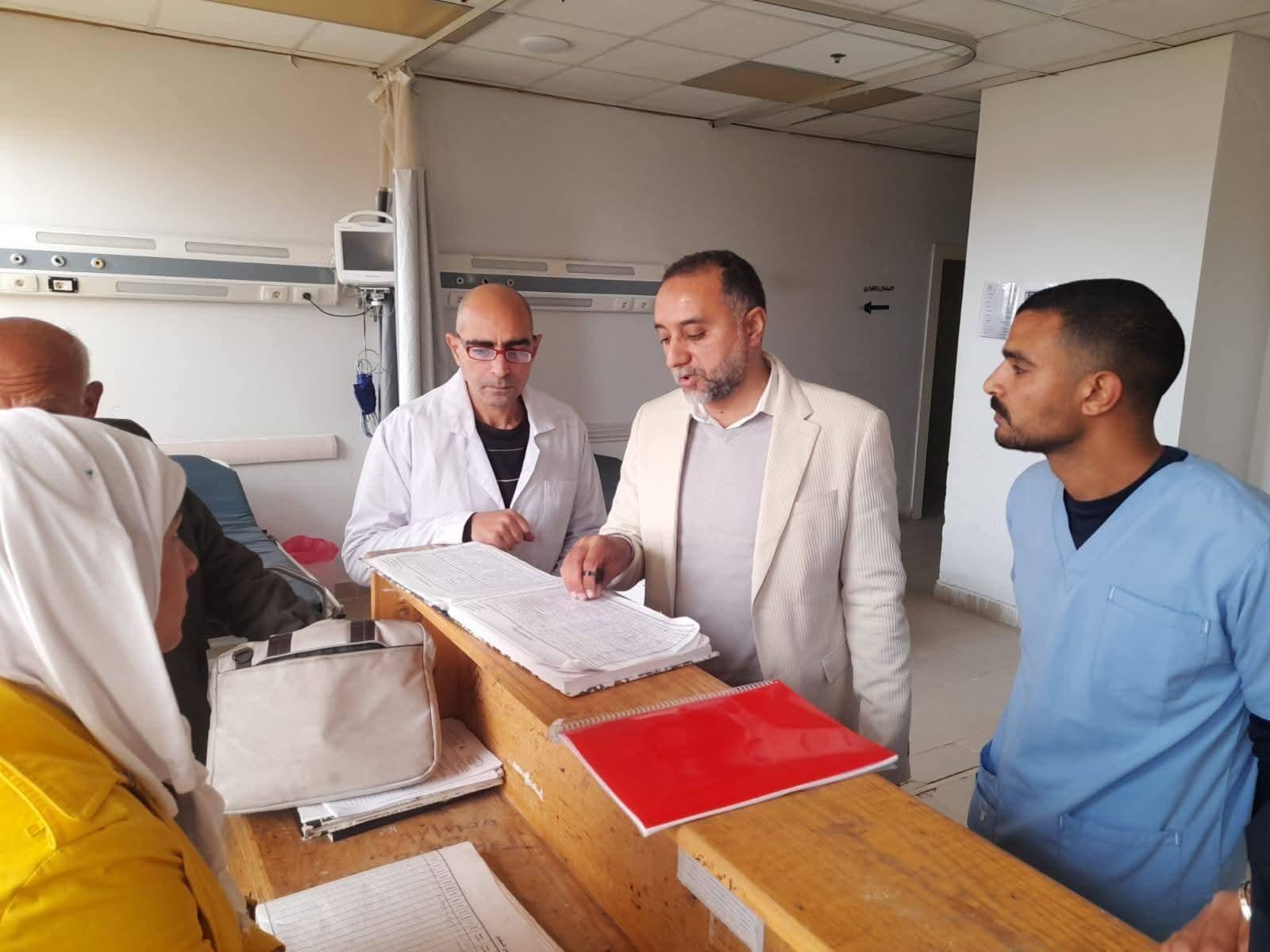 وكيل صحة سيناء يستكمل جولته التفقدية الموسعة ظهر اليوم بزيارة مستشفى نخل المركزي.