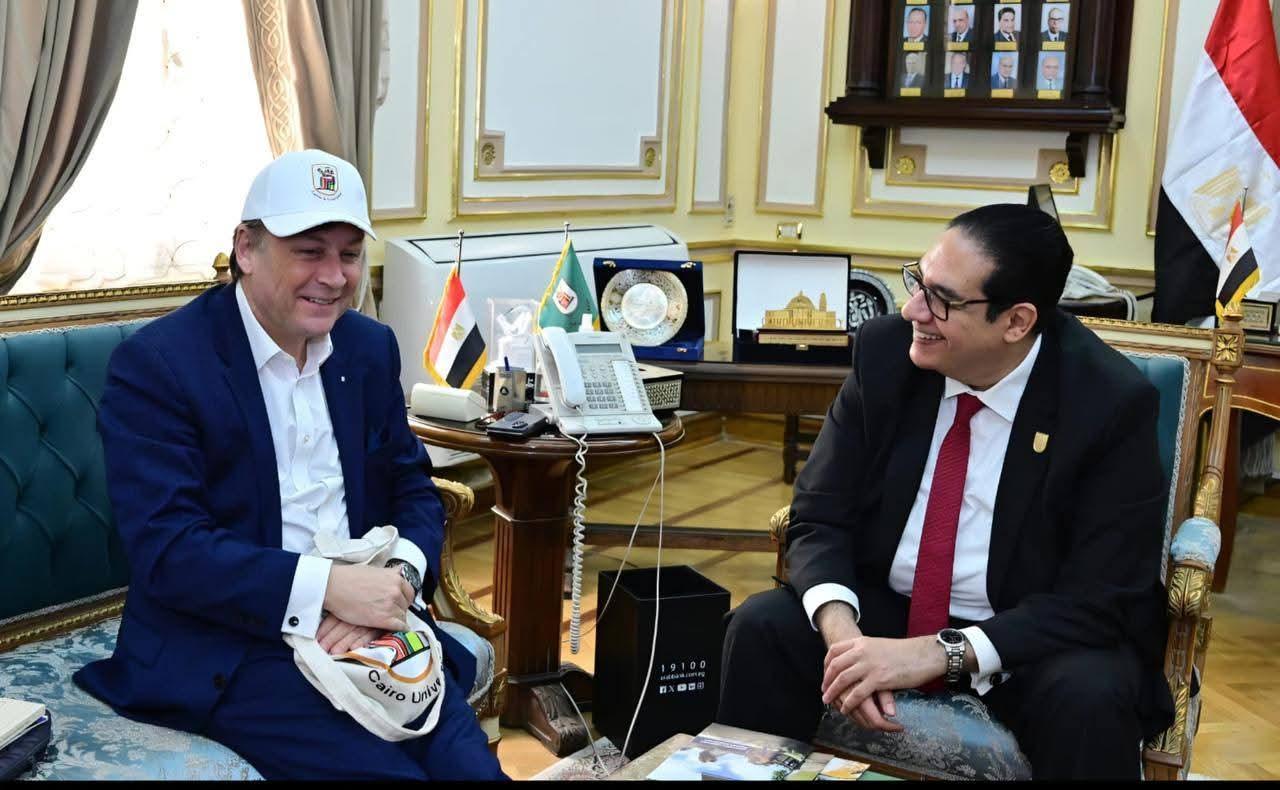 رئيس جامعة القاهرة يبحث مع رئيس جامعة بوتسدام الألمانية تعزيز الشراكة الأكاديمية وتوسيع التعاون البحثي الدولي
