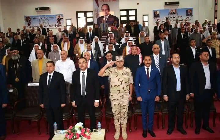 رئيس جامعة العريش الدكتور أيمن الشبيني، واللواء الدكتور إيهاب حسن، نائبًا عن محافظ شمال سيناء يقودان حوارًا وطنيًا لإطلاق "ميثاق التنمية بسيناء ٢٠٣٠".