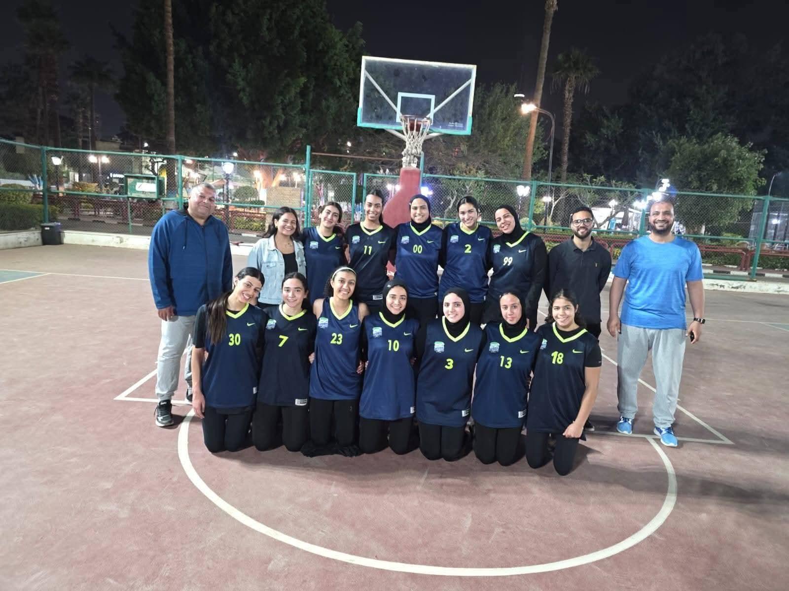 فوز فريق كرة السلة بنادي الشيخ زايد (الدرجة الأولى) بالمباراة الرابعة على التوالي