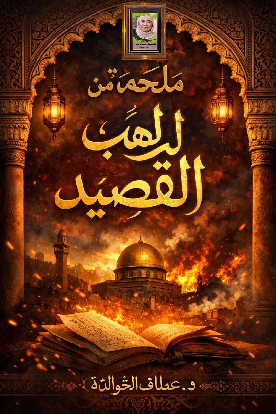ملحمةٌ من لهبِ القصيد بقلم: الشاعرة الدكتورة عطاف الخوالدة