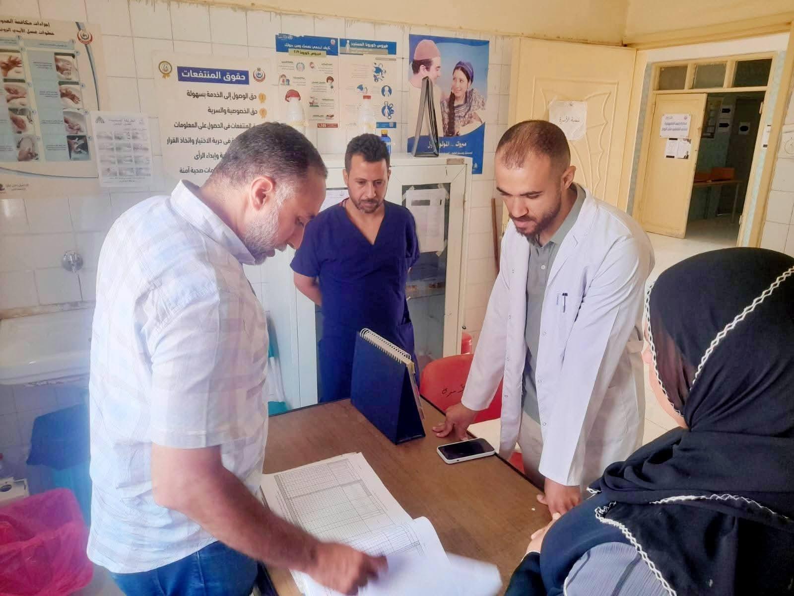 ضمن خطة التأمين الطبي لإحتفالات عيد الأضحى المبارك.. وكيل صحة سيناء يتفقد مراكز الرعاية في مركز ومدينة نخل