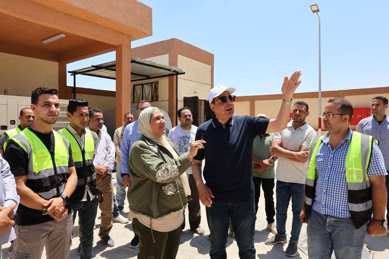بتكلفة 70 مليون جنيه محافظ المنيا يتابع مشروع محطة رفع صرف صحى تل بني عمران ضمن مشروعات حياة كريمة
