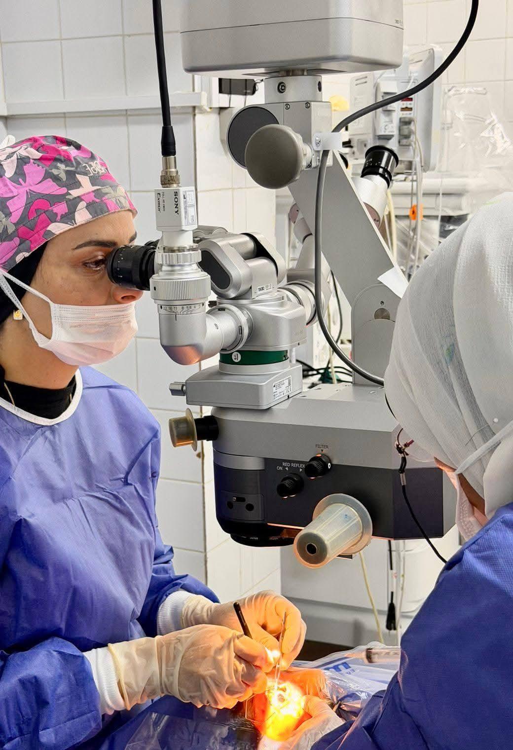 الصحة بالفيوم تعلن نجاح أول جراحة مياة زرقاء بمستشفى رمد الفيوم بتقنية الDeep Sclerotomy.