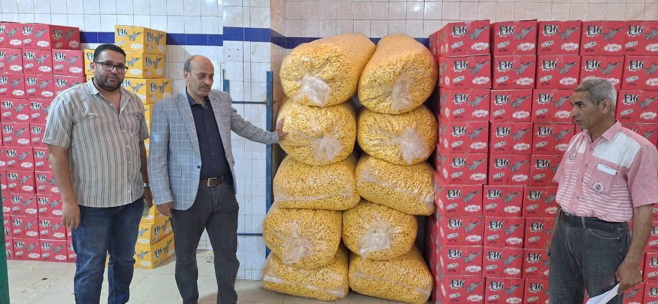 ضبط أكثر من 11 ألف عبوة ومستلزمات إنتاج داخل مصنع سناكس غير مرخص بمركز طنطا