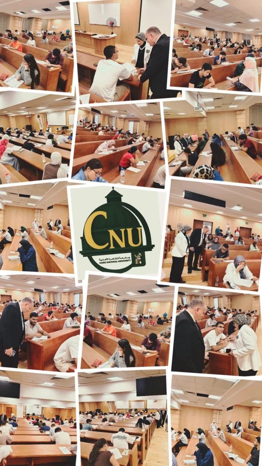 مواصلة المتابعة الميدانية لانتظام امتحانات الفصل الدراسي الثاني بكليات القطاع الصحي بجامعة القاهرة الأهلية