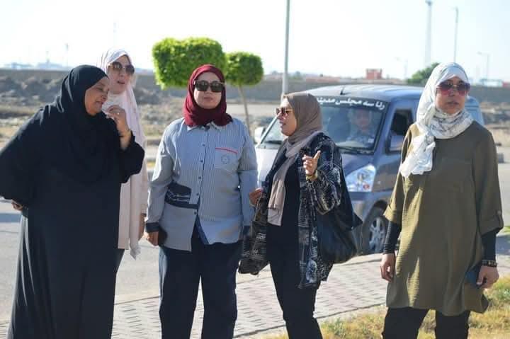 ضمن المبادرة الرئاسية 100 مليون شجرة رئيس مدينة بورفؤاد تقود حملة تشجير بمساكن الجزيرة