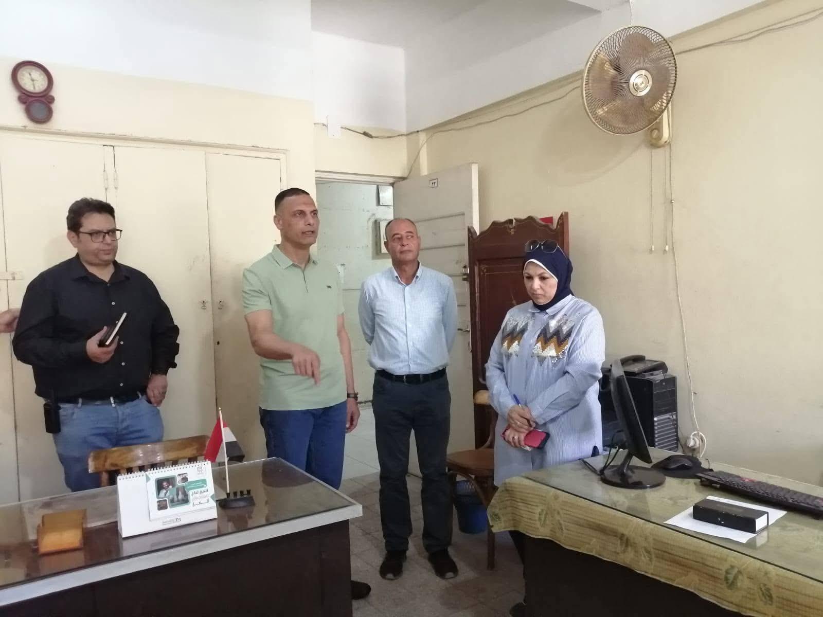 نائب محافظ الغربية فى ضيافة ديوان رئاسة ومركز المحلة الكبرى وتفقد ملفات العمل