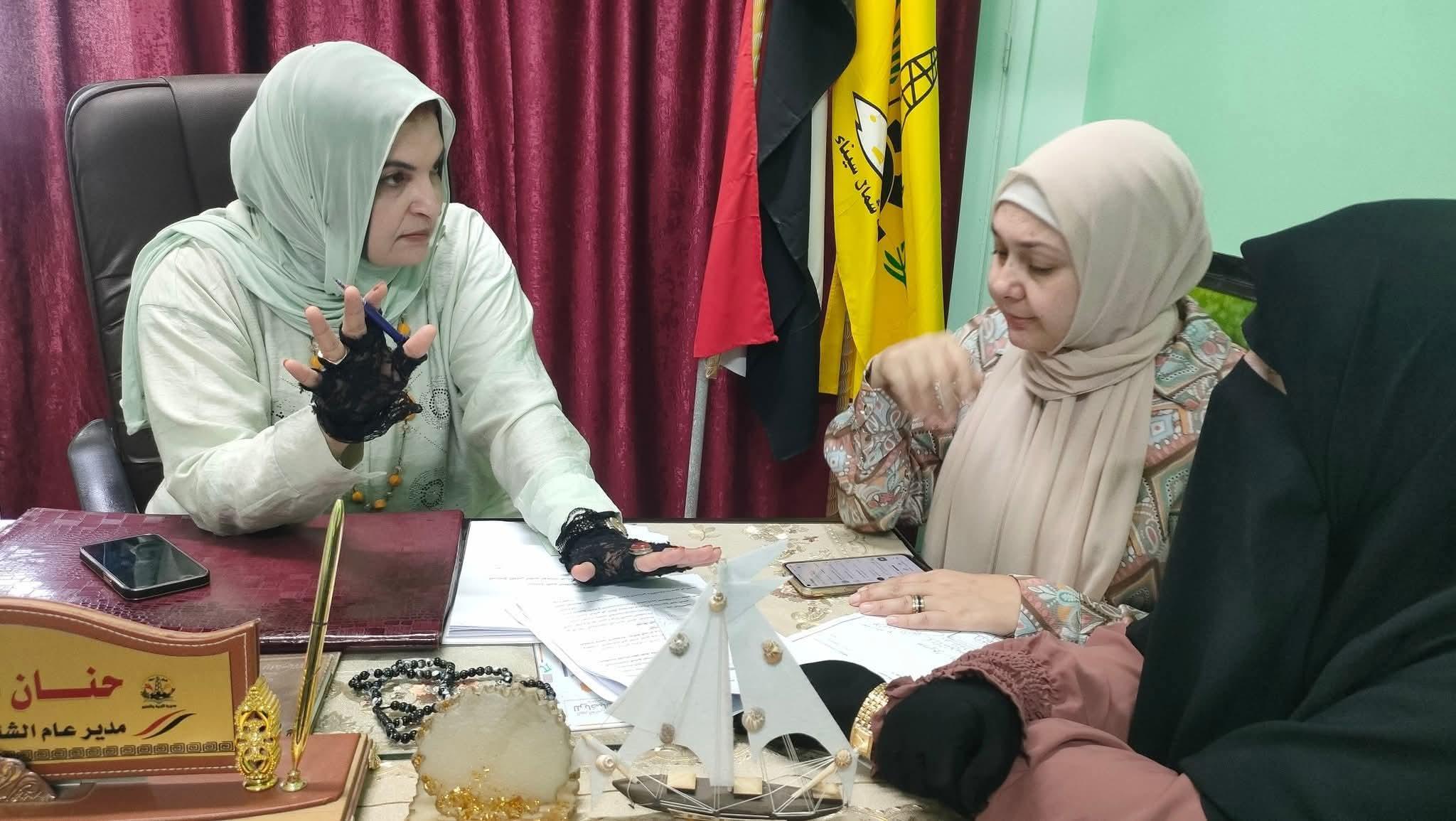 استكمالًا لخطة تطوير المبادرات الثقافية... مدير عام الشؤون التنفيذية تواصل اجتماعاتها لتعزيز العمل الثقافي بتعليم شمال سيناء