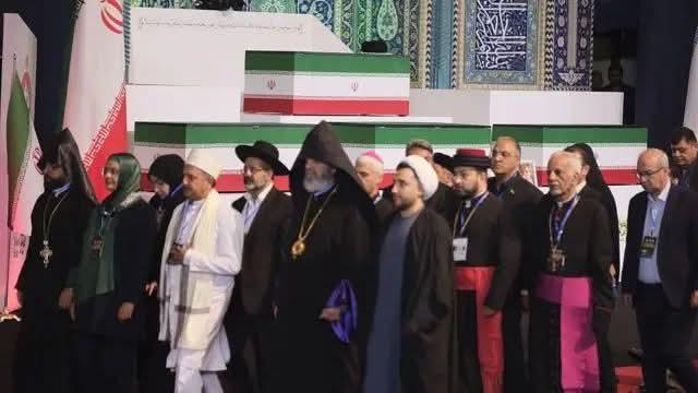 جنازة خامنئي بحضورديمتري مدفيديف و30دولة وسط غياب الدول الغربية