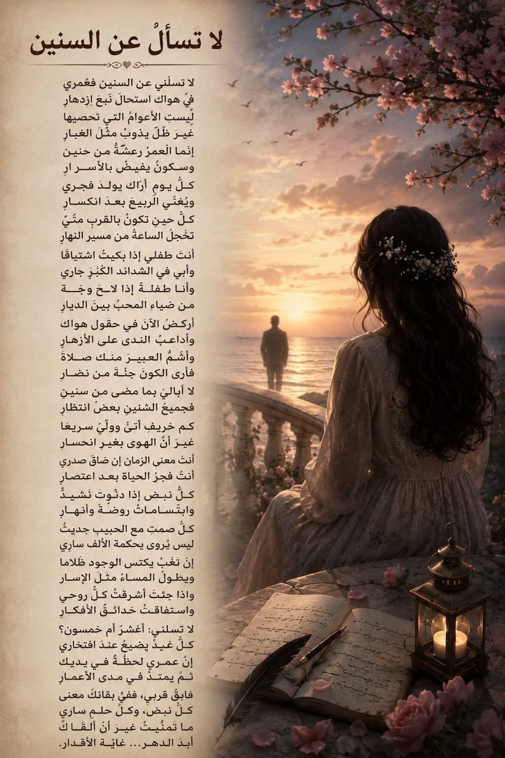 لا تسألْ عن السنين