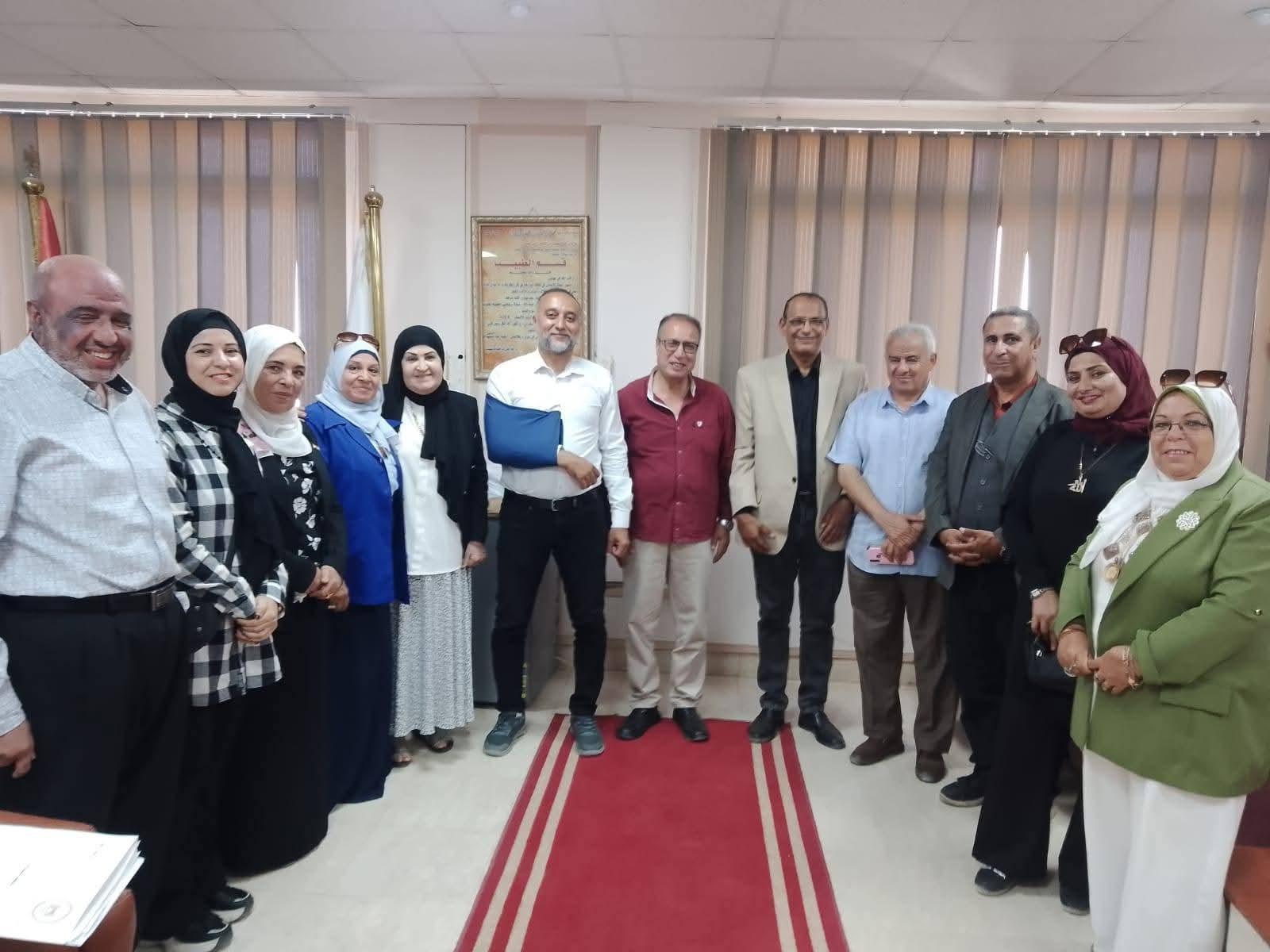 التحالف الوطنى لدعم رئاسه الجمهوريه بشمال سيناء يزور وكيل وزاره الصحه ويتناول عدد من الموضوعات الهامه.