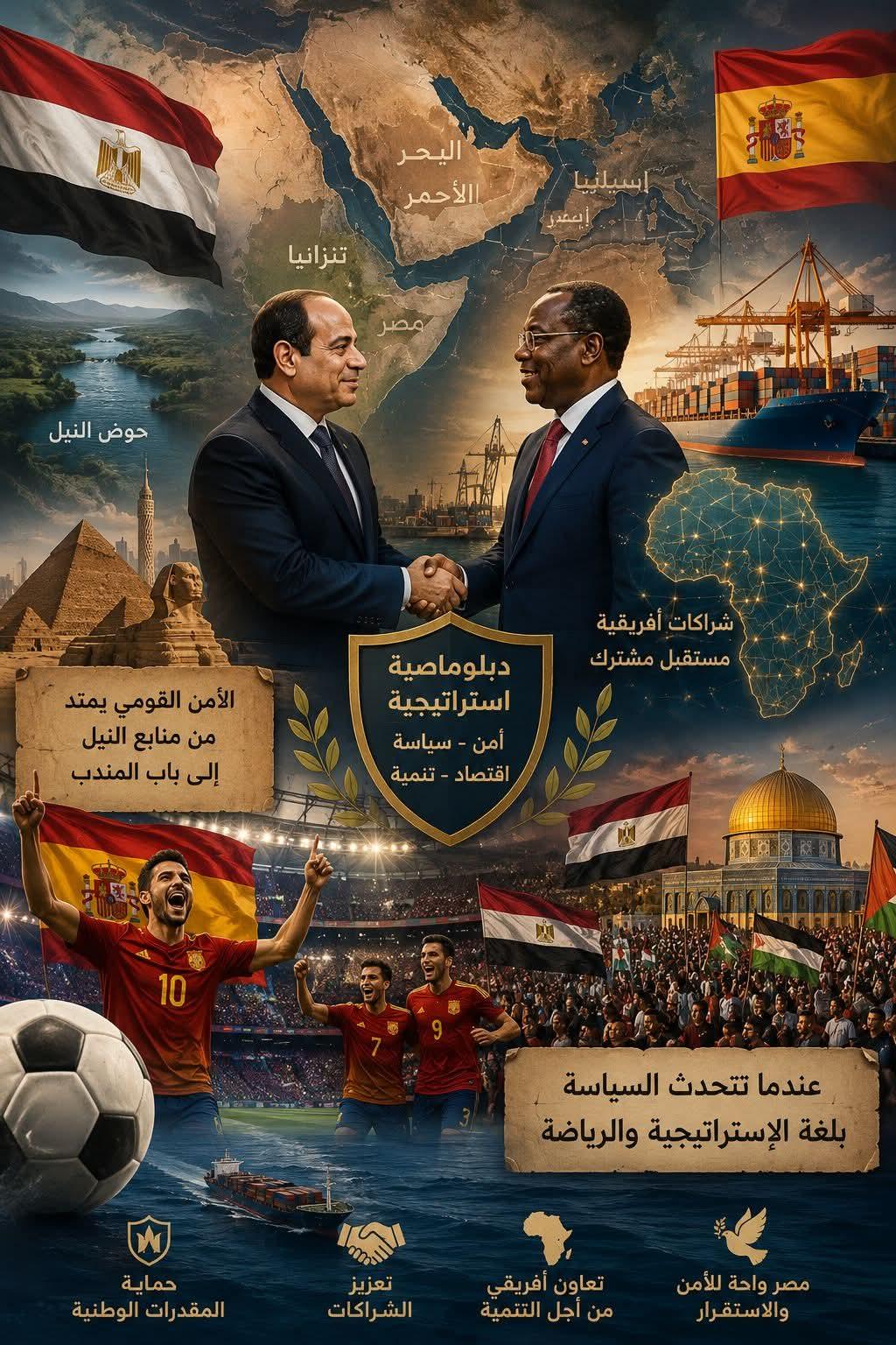 بين موانئ شرق إفريقيا وشباك إسبانيا.. عندما تتحدث السياسة بلغة الإستراتيجية والرياضة