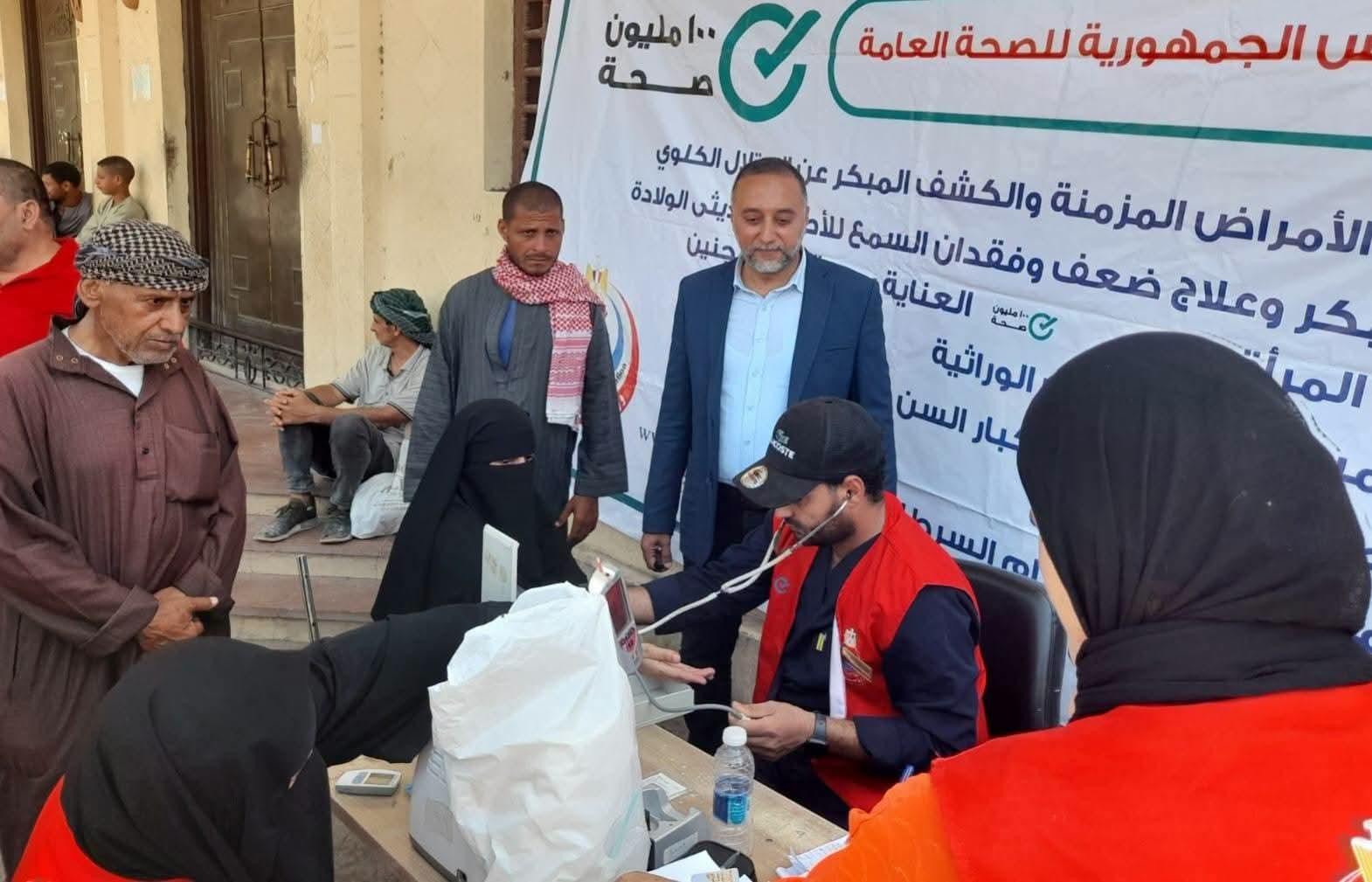 الدكتور عمرو عادل يعلن انطلاق النسخة الرابعة من حملة 100 يوم صحة تحت شعار "عام صوت المريض ودعم المرضى" بشمال سيناء