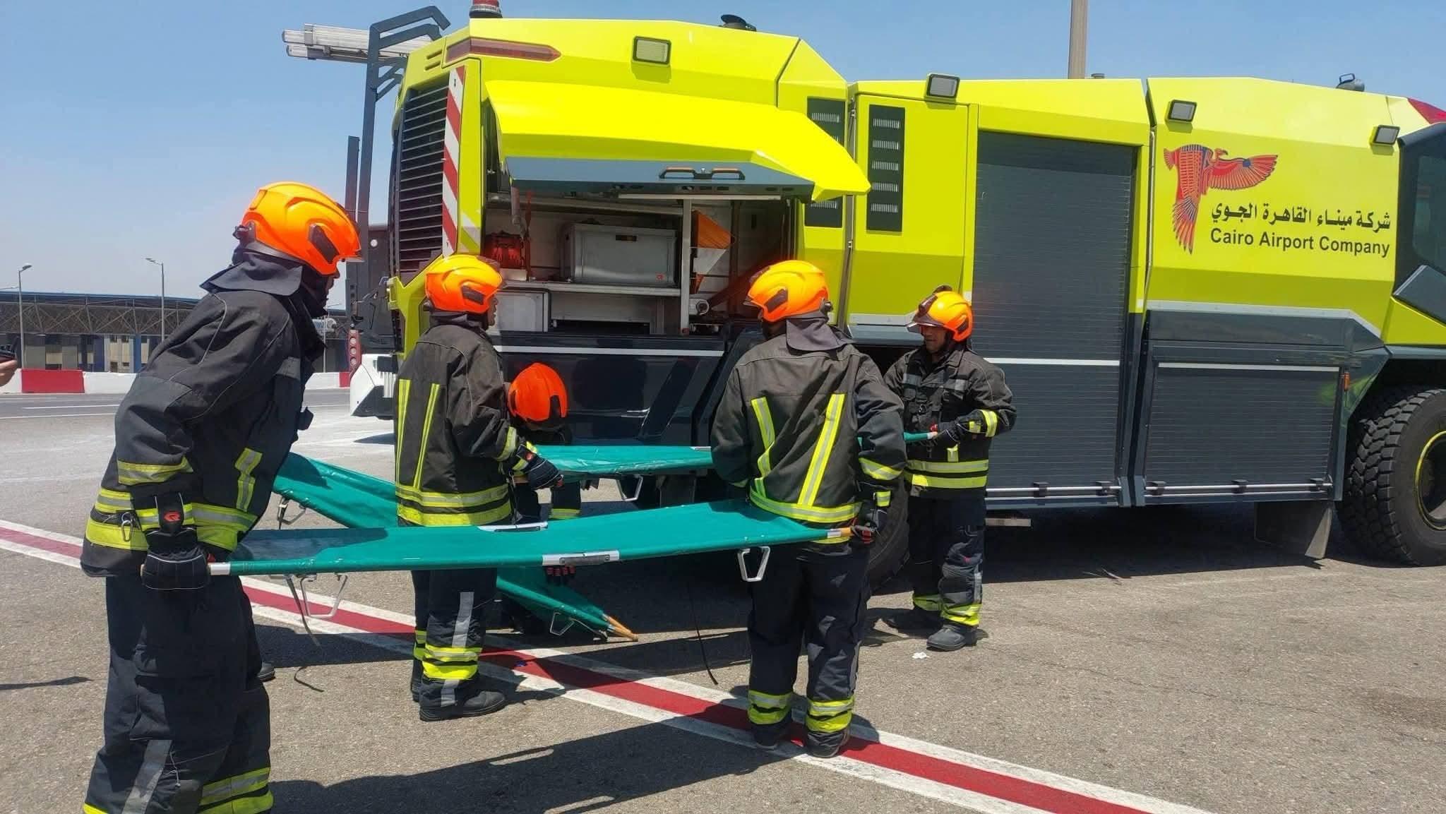 لتعزيز الجاهزية التشغيلية تجربة طوارئ جزئية بمطار القاهرة الدولى