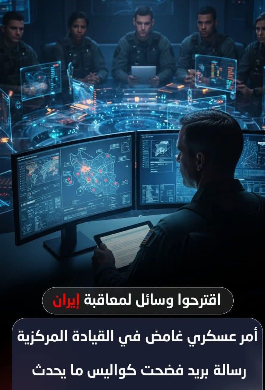 رسالة بريد فضحت مايحدث اقترحوا وسائل لمعاقبة إيران