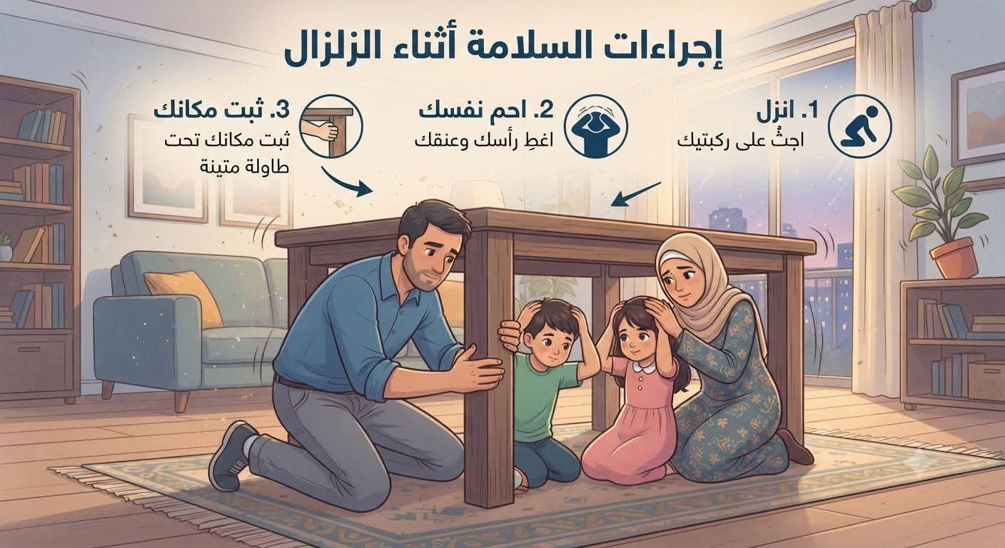 زلزال فجر الإثنين حين اهتزت الأبدان وسكنت القلوب بالأمان