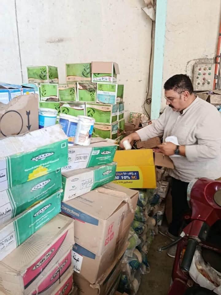 ضبط 1014 عبوة مبيدات منتهية الصلاحية في حملات مكثفة لحماية المزارعين