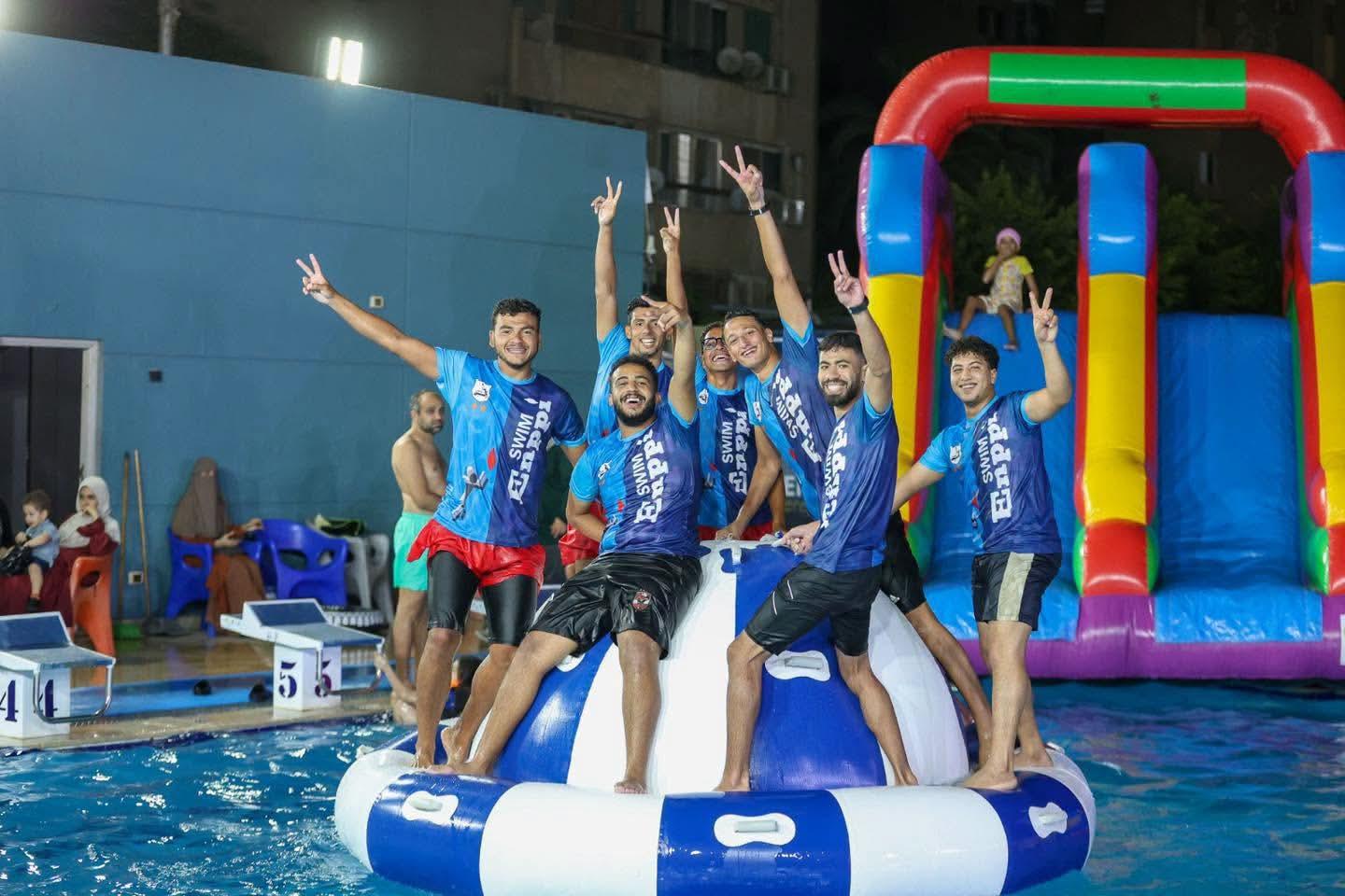 بحضور رئيس النادى نادي إنبى ينظم يوما ترفيهيا استثنائيا لأعضاء الجمعية العمومية بقطاع السباحة