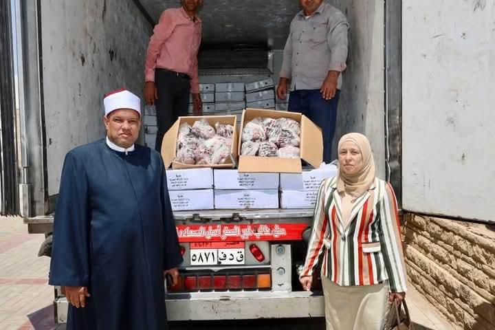 محافظ كفرالشيخ: توزيع 2 طن لحوم صكوك الأضاحى على الأسر الأولى بالرعاية بمراكز المحافظة