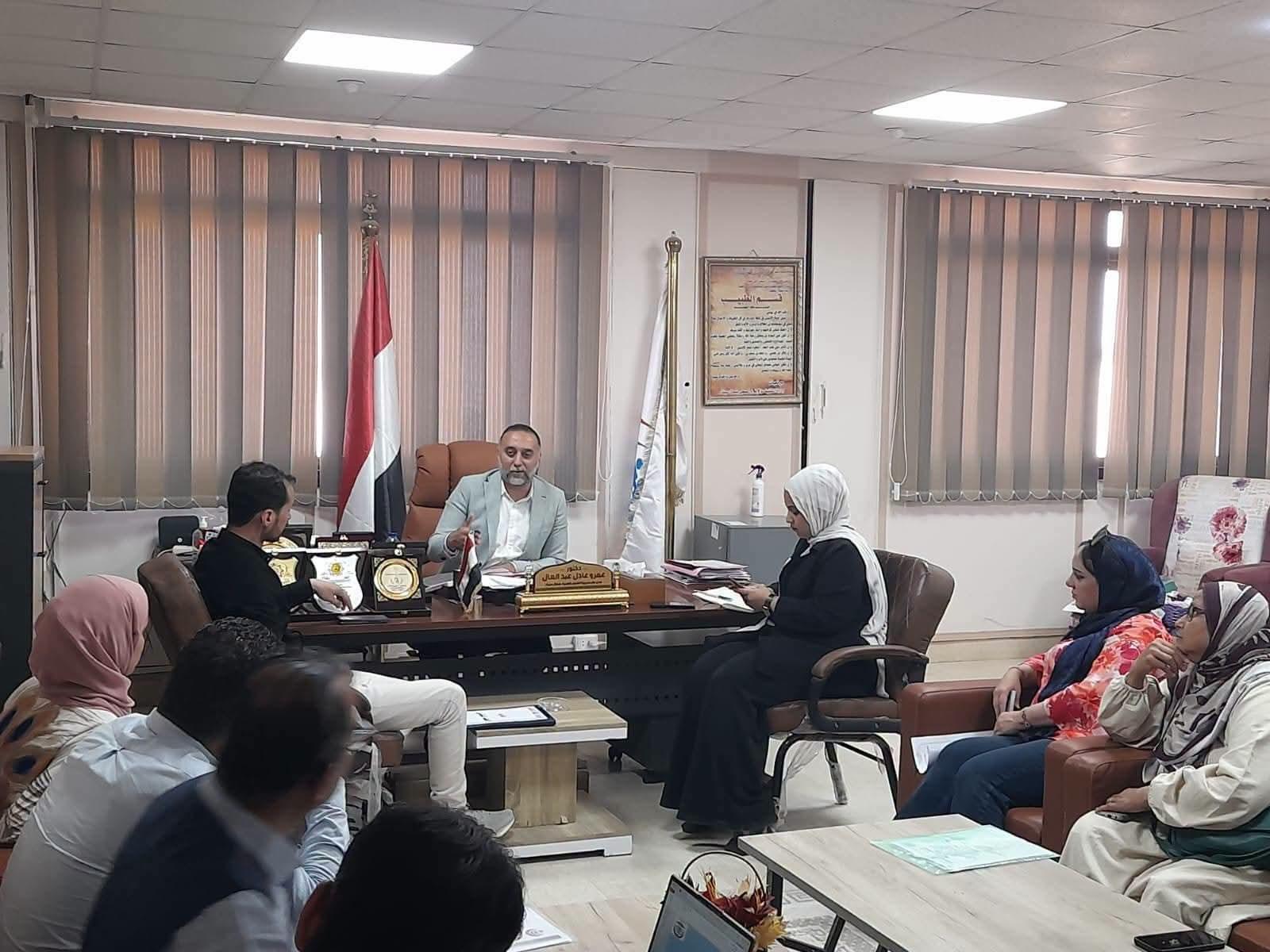 وكيل "صحة شمال سيناء" يترأس اجتماعاً موسعاً للطب الوقائي لاستعراض مؤشرات الأداء ورفع كفاءة المنظومة الصحية