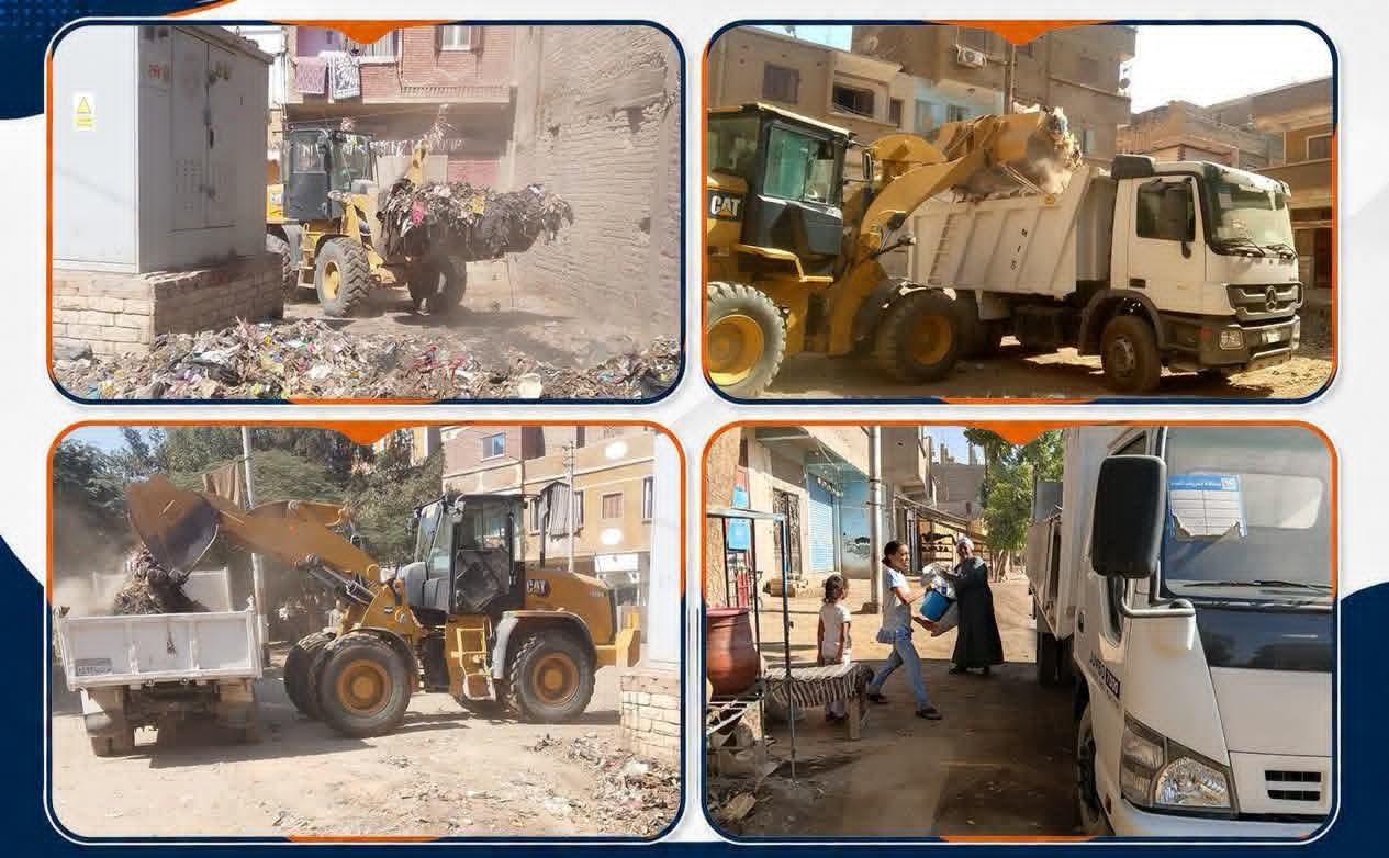 لتعزيز المظهر الحضاري.. رفع 82 طن مخلفات بحملات نظافة مكثفة بأبوتشت وقفط
