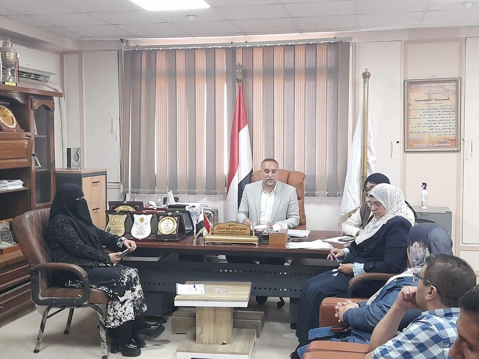 وكيل وزارة الصحة بشمال سيناء يترأس اجتماعًا موسعًا لإدارة تنمية الأسرة لمتابعة مؤشرات الأداء وخطط التحسين العاجلة